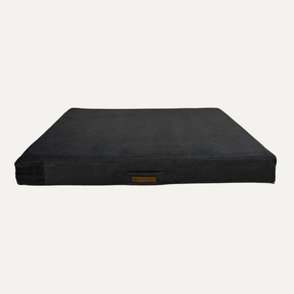 Colchón ortopédico para perros color gris- Cama plana lavable con soporte articular | Con-Sentido