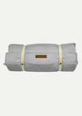 Cama viajera para perros con espuma lavable gris