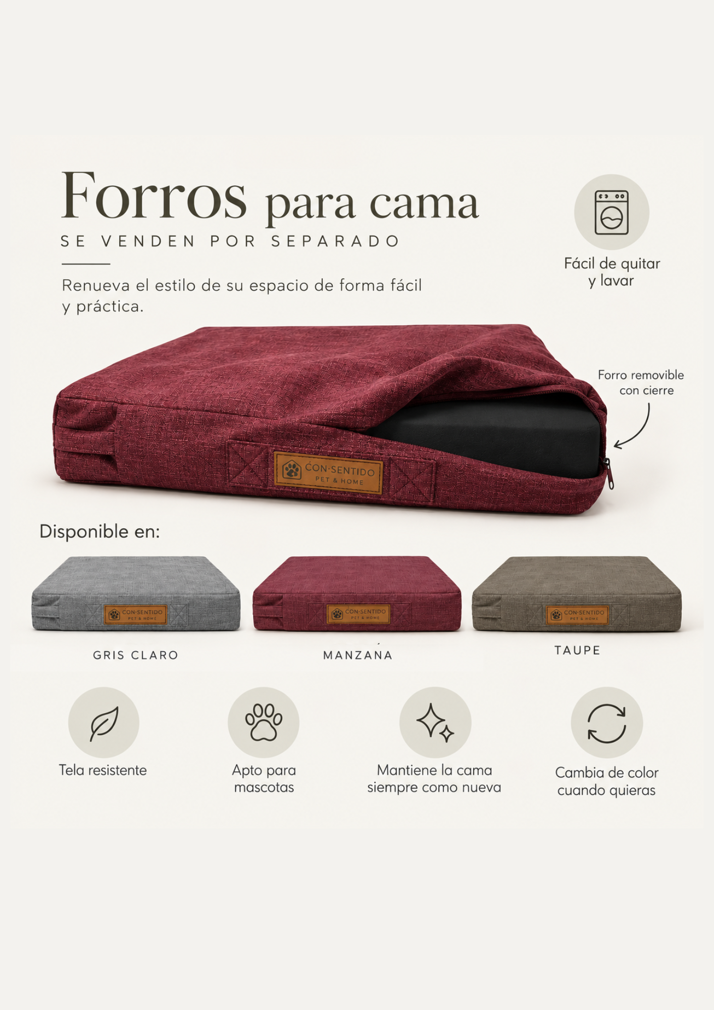 Colchón Ortopédico para Perros Bosko | Con-Sentido